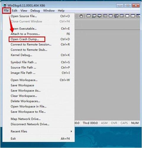 Open Crash Dump